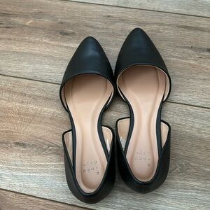 Black flats brand new never worn